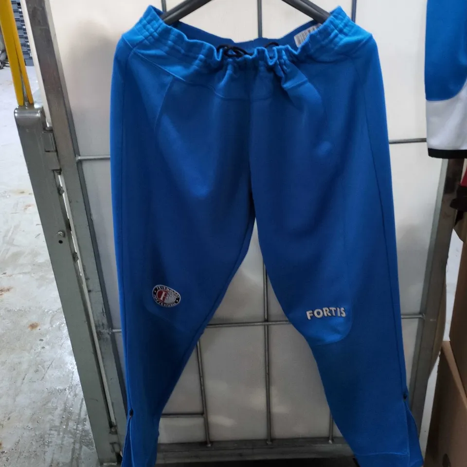 FEYENOORD FORTIS KAPPA TRACKSUIT – BLUE TRAINING JACKET & TROUSERS