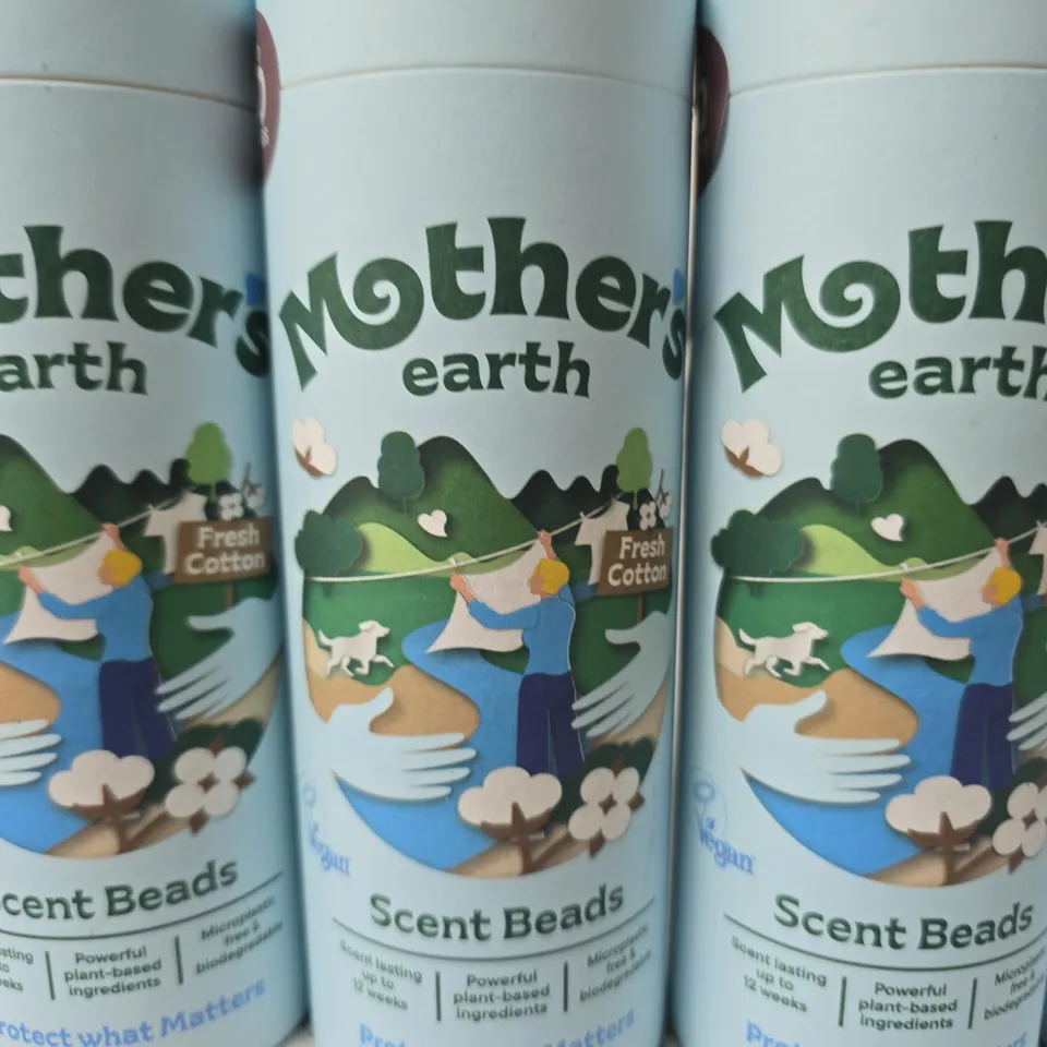 MOTHER'S EARTH SCENT BEADS – FRESH COTTON - X6 