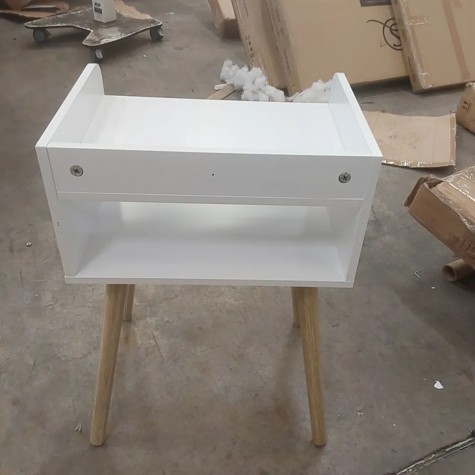 DESIGNER WOODEN BEDSIDE TABLE