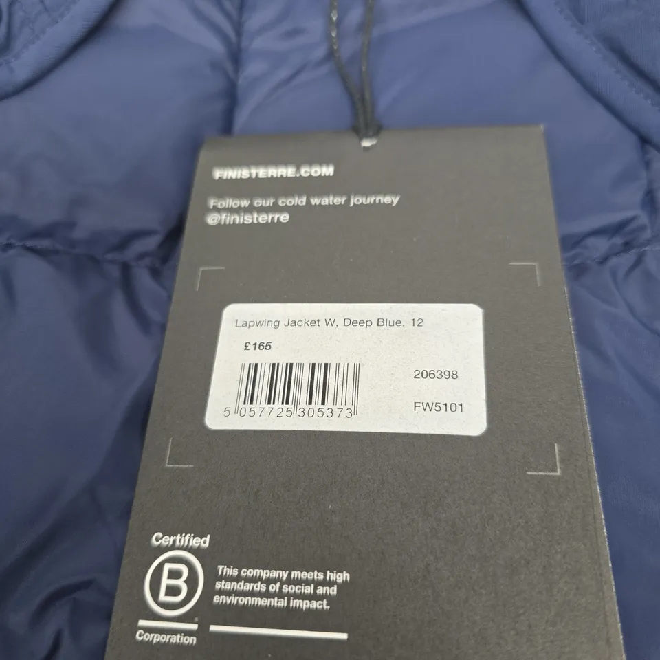 FINISTERRE LAPWING JACKET W – DEEP BLUE – UK 12