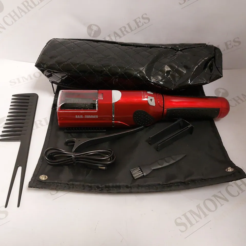 ELECTRIC HAIR TRIMMER FOR SPLIT ENDS WITH HEAT MAT AND ACCESSORIES