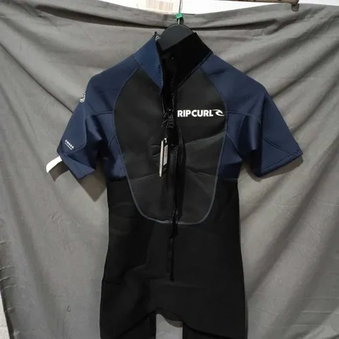 RIP CURL 2MM SPRING WETSUIT – SHORT SLEEVE, BLUE/BLACK – SIZE L 