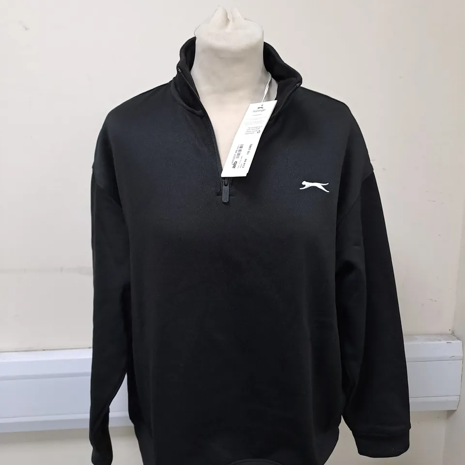BLACK SLAZENGER JACKET SIZE 10