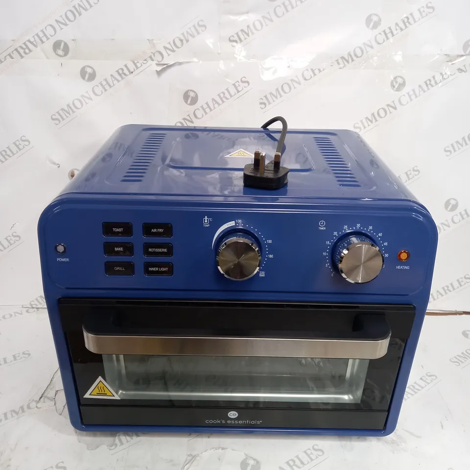 BOXED COOK'S ESSENTIAL 21-LITRE AIRFRYER OVEN IN NAVY 