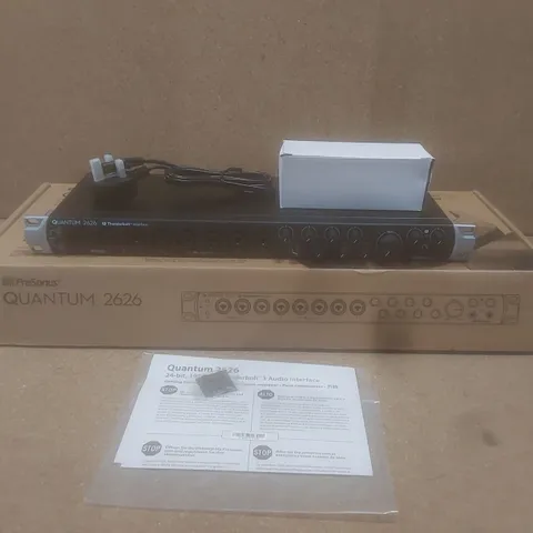 BOXED PRESONUS QUANTUM 2626, THUNDERBOLT 3 AUDIO INTERFACE