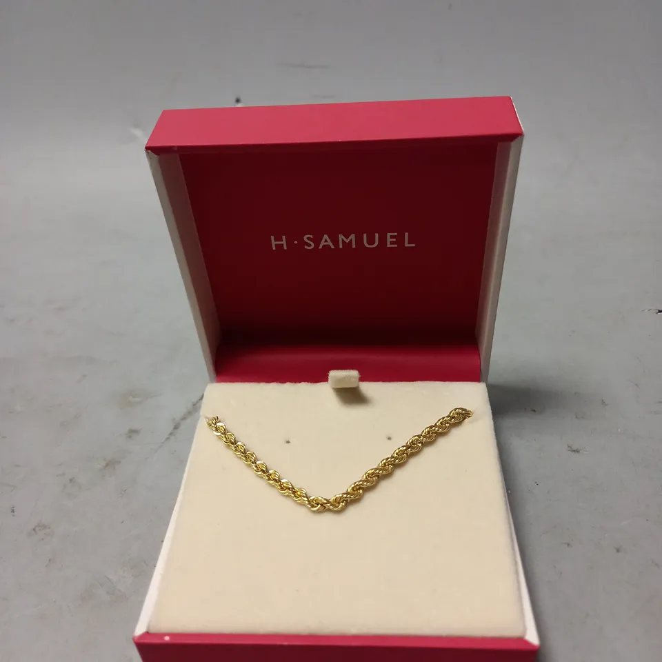 H.SAMUEL YELLOW ROPE CHAIN NECKLACE 