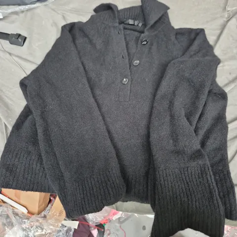 GREY KNIT CARDIGAN WITH BUTTON PLACKET - MEN'S JENNI KAYNE 