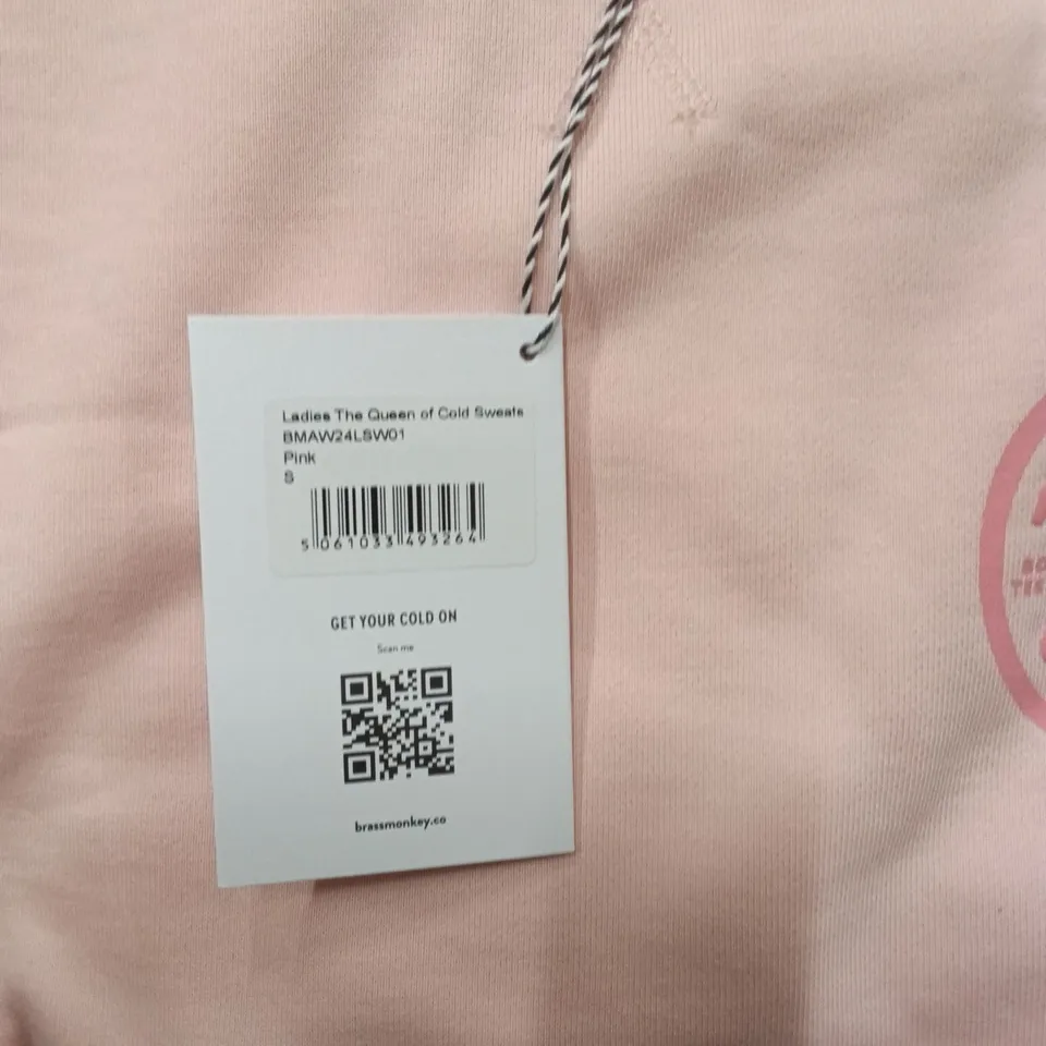 BRAND NEW BRASS MONKEY SWEATS - PINK SIZE SMALL APPROXIMATELY 6