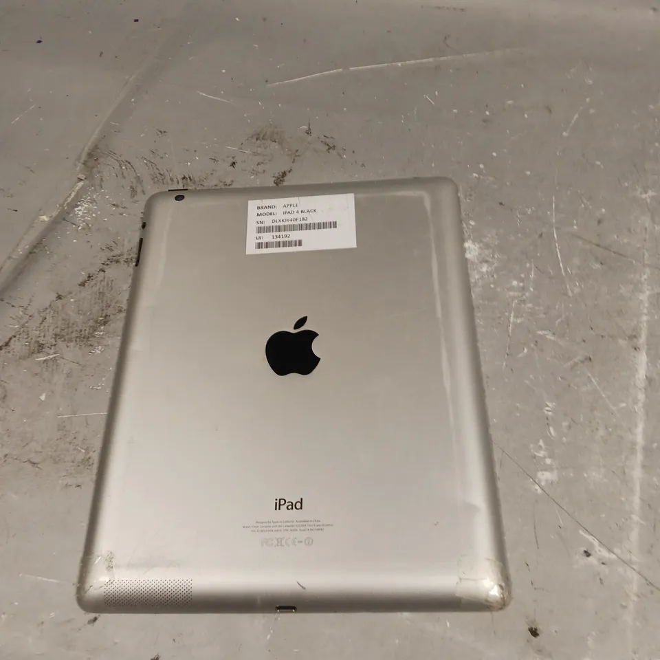APPLE IPAD 4 SILVER - MODEL A1458