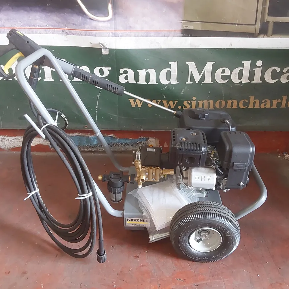 BRAND NEW KÄRCHER HD 6/15 G CLASSIC S/N 017112 PETROL PRESSURE WASHER