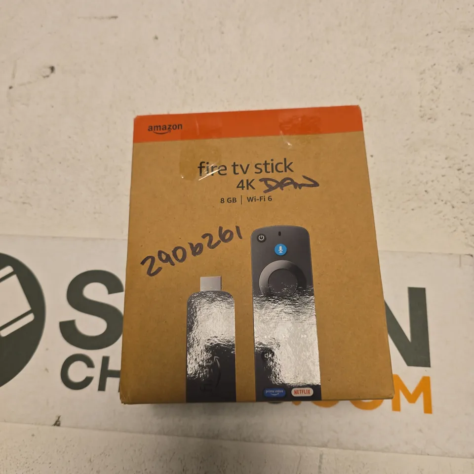AMAZON FIRE TV STICK 4K (2ND GENERATION) WITH ALEXA VOICE REMOTE – BOXED