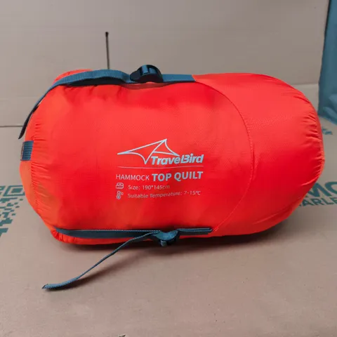 TRAVELBIRD HAMMOCK TOP QUILT 190 X 145CM (7 - 15C TEMP) TAGGED