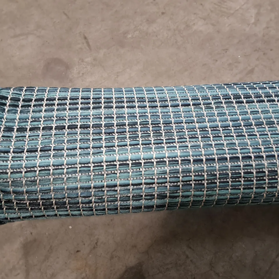 BRAND NEW BAGWELL PETROL RUG - SIZE UNSPECIFIED