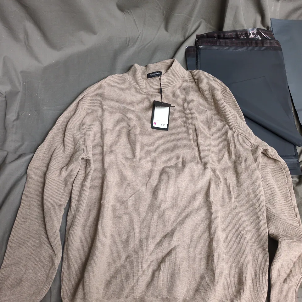 MASSIMO DUTTI KNIT JUMPER – BEIGE, UK XL