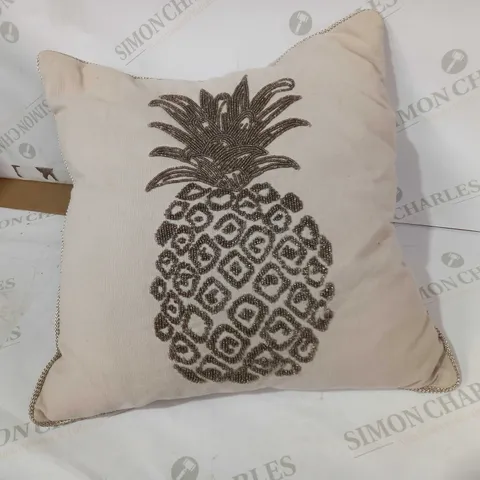 BEIGE PINEAPPLE CUSHION