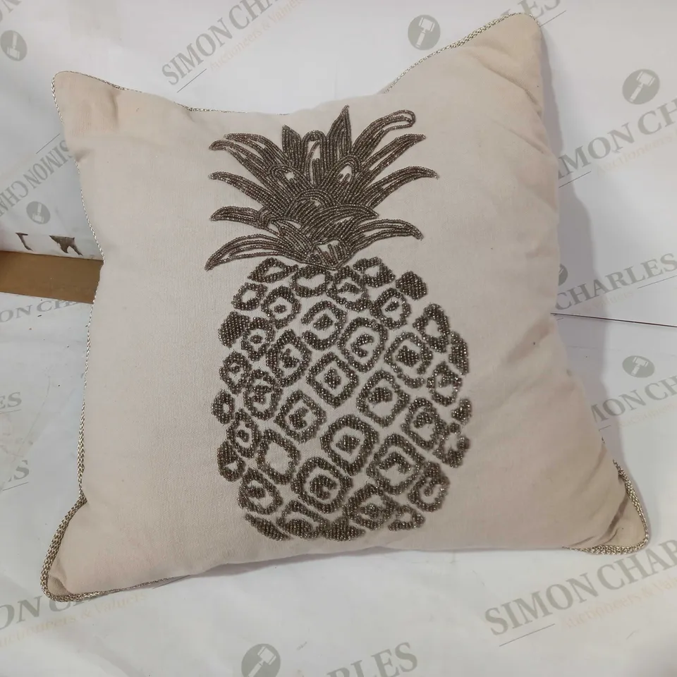 BEIGE PINEAPPLE CUSHION