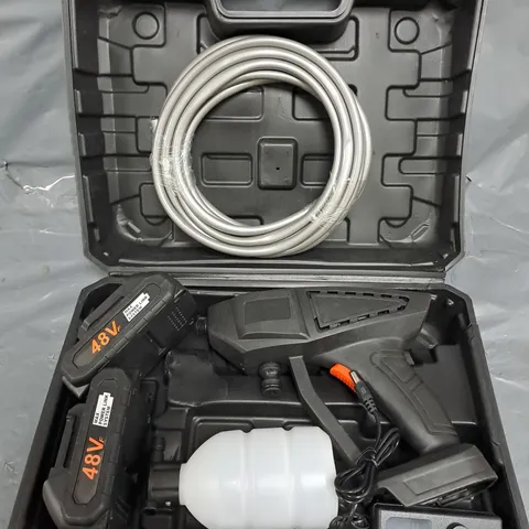 PORTABLE BATTERY POWERED PRESSURE WASHER UNIT