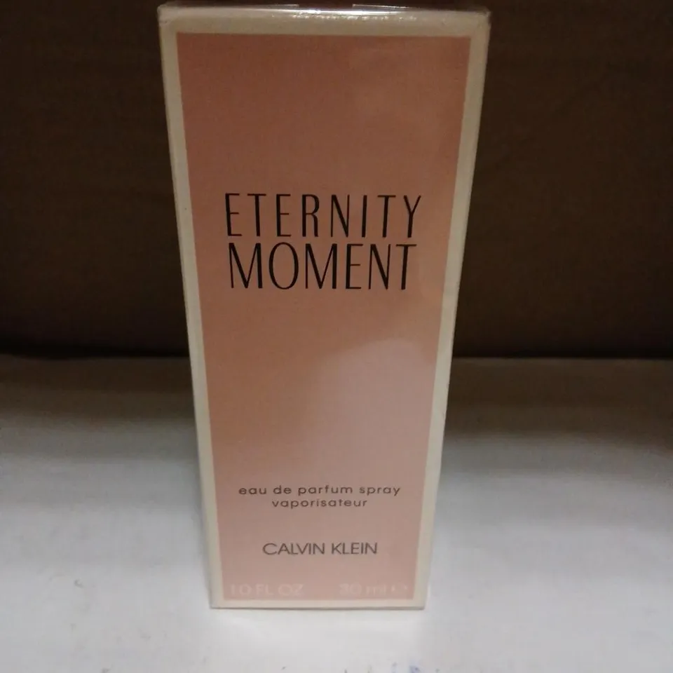 BOXED AND SEALED ETERNITY MOMENT EAU DE PARFUM CALVIN KLEIN 30ML