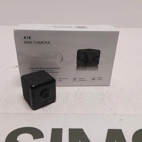 A18 MINI CAMERA – BOXED CUBE CAMERA