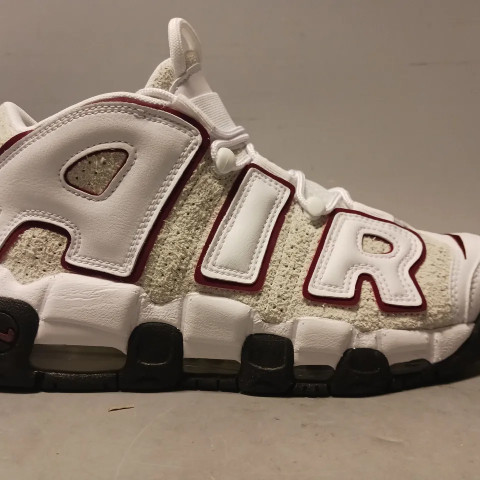 PAIR OF NIKE AIR SHOES IN WHITE/RED UK SIZE 7.5