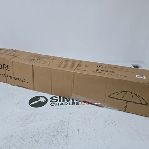LIVMORE UV+WATER SHIELD 2M PARASOL IN BLUE 