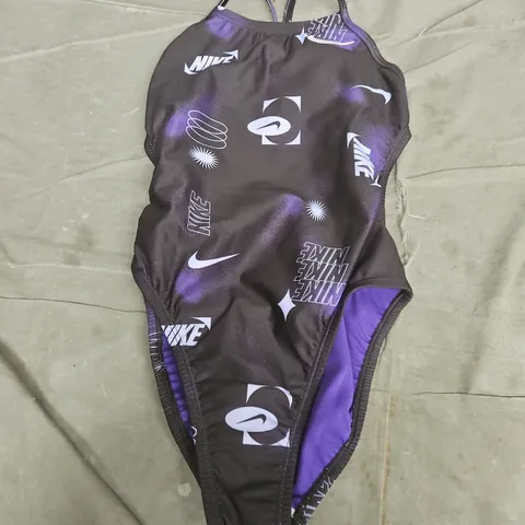 NIKE WOMENS HYDRASTRONG SWIMSUIT IN PURPLE - SIZE 26
