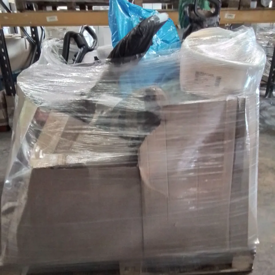 PALLET OF APPROXIMATELY 21 UNPROCESSED RAW RETURN HOUSEHOLD AND ELECTRICAL GOODS TO INCLUDE;
