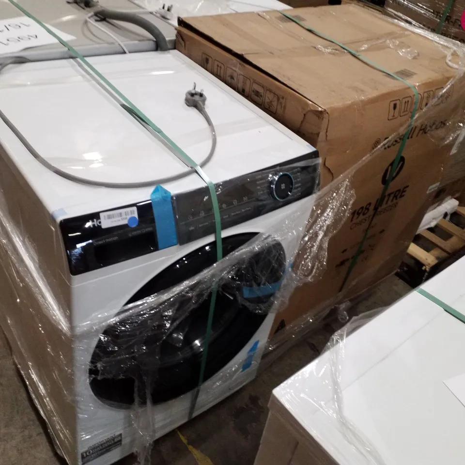 PALLET OF APPROXIMATELY 4 UNPROCESSED RAW RETURN WHITE GOODS TO INCLUDE