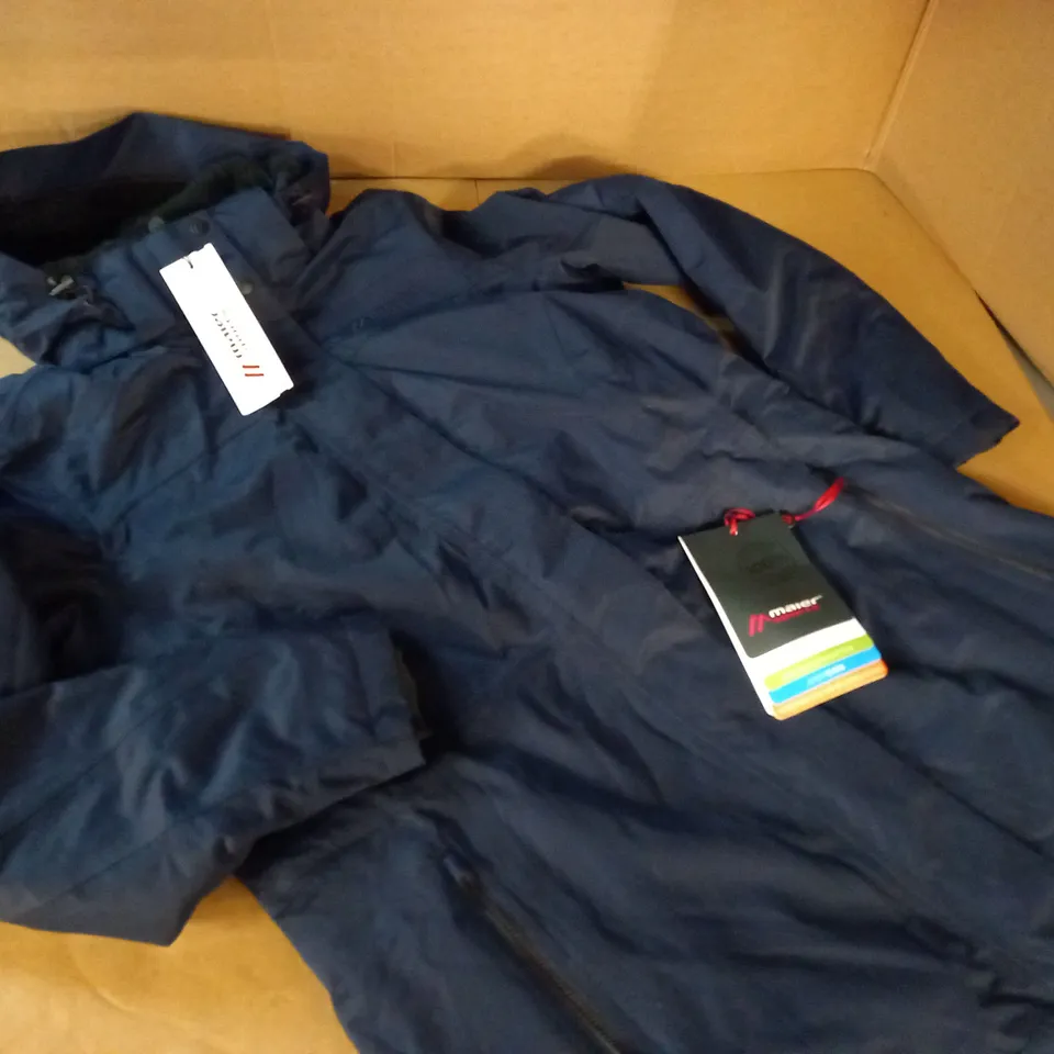 MAIER SPORTS NAVY HOODED COAT - 44