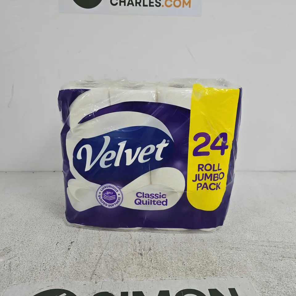 VELVET 24 TOILET ROLLS JUMBO PACK