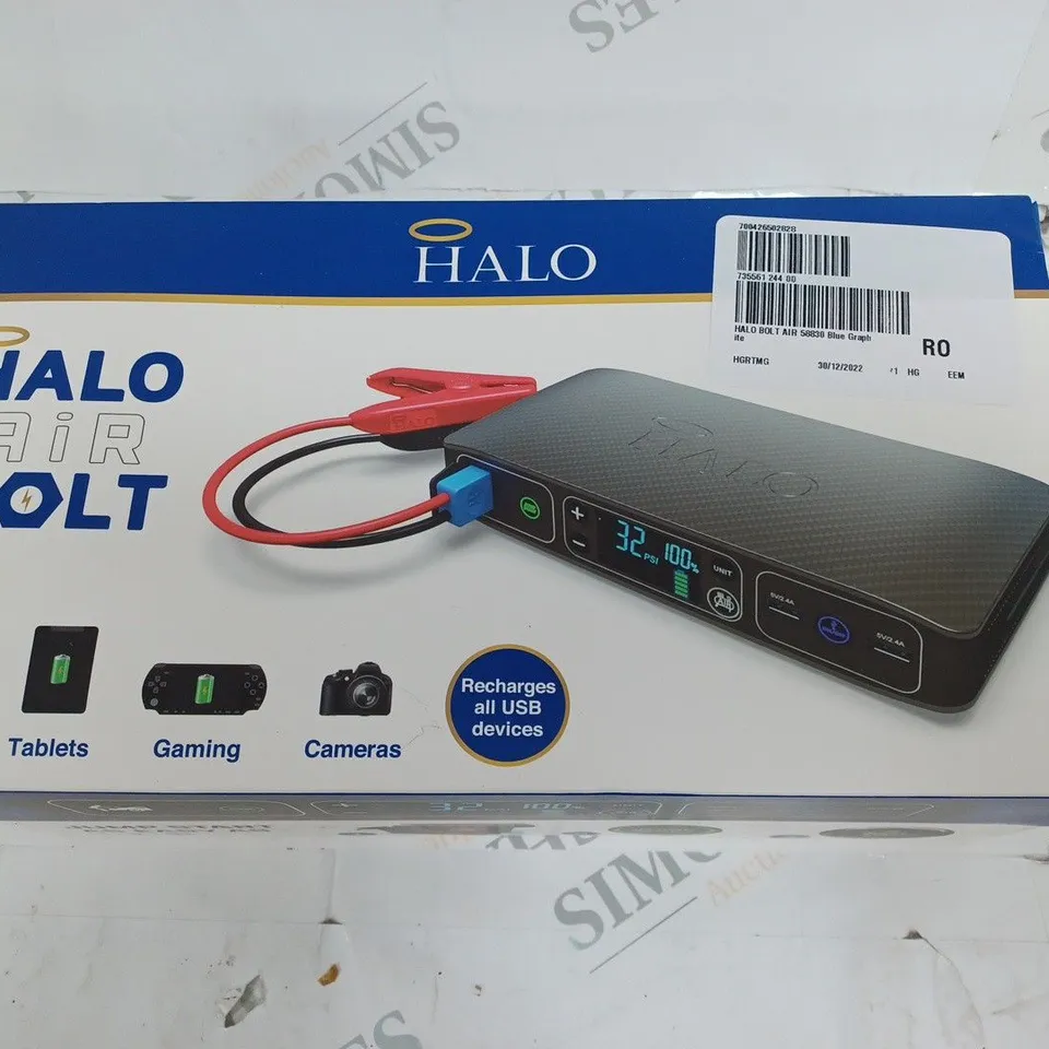 HALO BOLT AIR 58830 PORTABLE CHARGER 