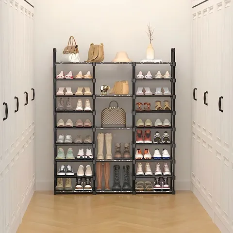 BOXED 50 PAIR SHOE RACK