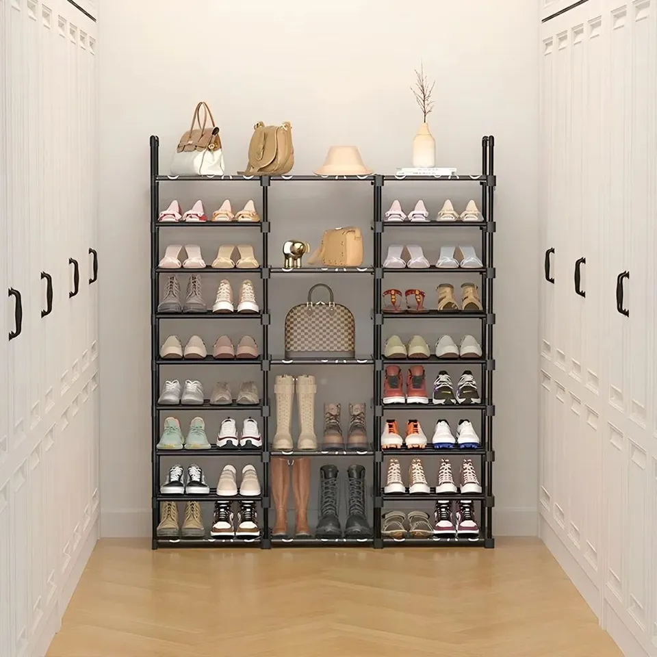 BOXED 50 PAIR SHOE RACK