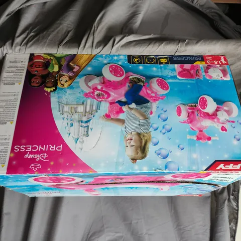 BOXED HUFFY DISNEY PRINCESS BUBBLE RIDE-ON QUAD - COLLECTION ONLY