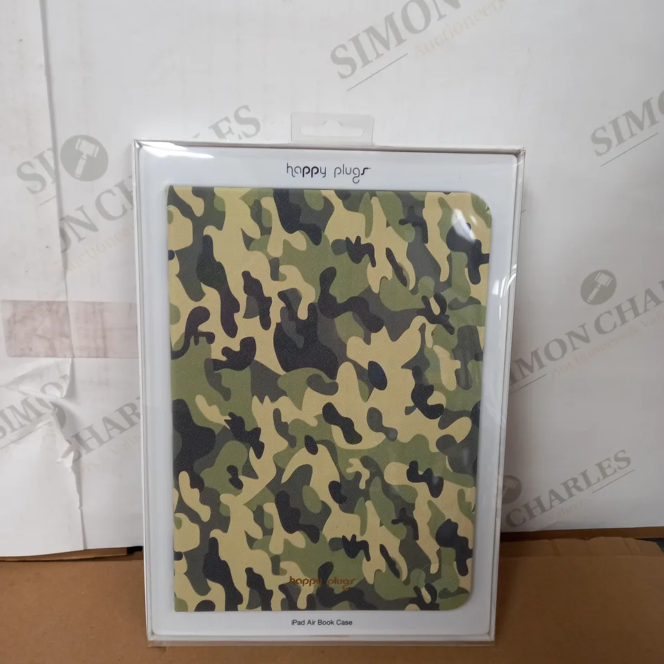 LOT OF 10 HAPPY PLUGS IPAD AIR BOOK CASES - CAMO