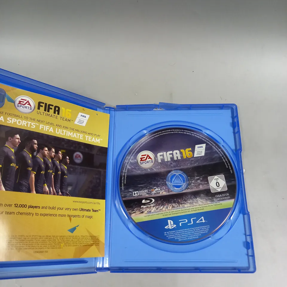 PS4 FIFA 16 PLAYSTATION 4 GAME