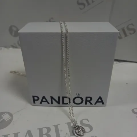 BOXED PANDORA FAMILY ALWAYS ENCIRCLED PENDANT NECKLACE