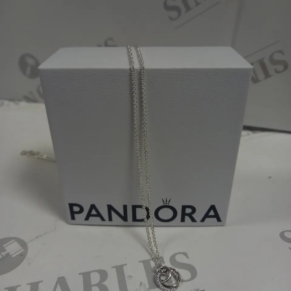 BOXED PANDORA FAMILY ALWAYS ENCIRCLED PENDANT NECKLACE