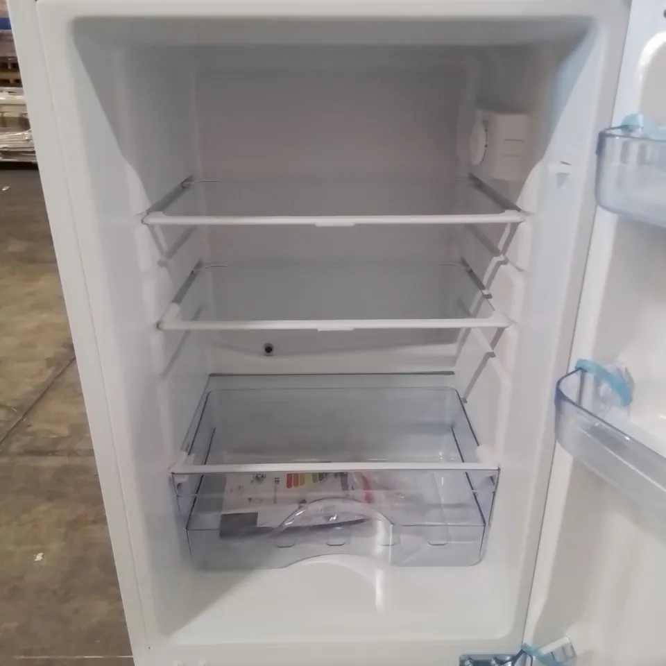 ICEKING FREESTANDING FRIDGE FREEZER IN WHITE - UNPROCESSED RAW RETURN 