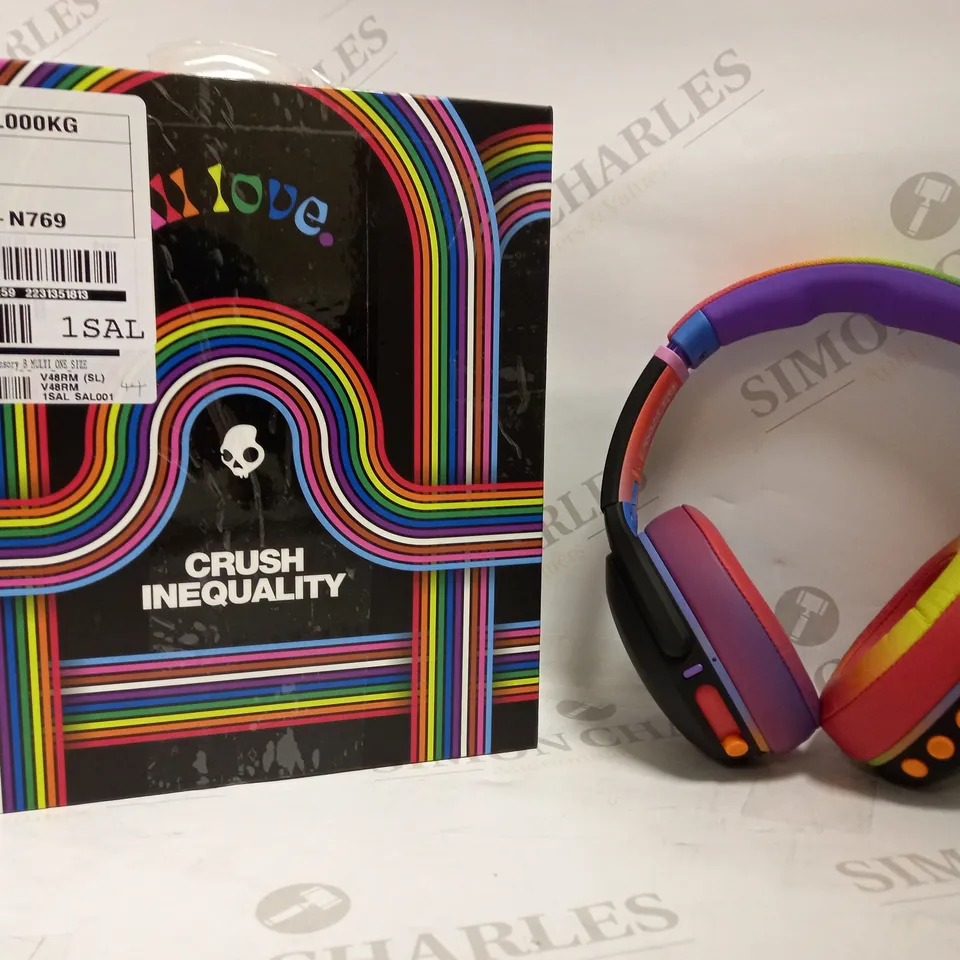 SKULLCANDY INEQUALITY CRUSHER EVO SENSORY BASS HEADPHONES - LIMITED EDITION RRP £179