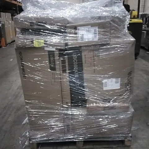 PALLET OF ASSORTED HOUSEHOLD GOODS AND PRODUCTS TO INCLUDE;DRAWER DRESSER,TRASH,OTTOMAN STORAGE BOX