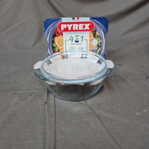 PYREX 4-IN-1 GLASS MIXING BOWL – CLEAR GLASS