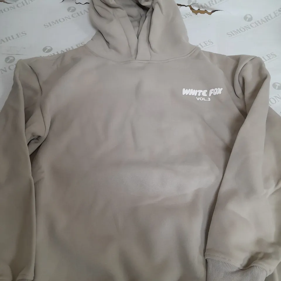 WHITE FOX VOLUME 3 TAN HOODIE - EUR SMALL