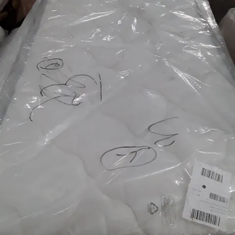 QUALITY BAGGED SINGLE 90cm AIRSPRUNG LUXURY QUILTED MATTRESS