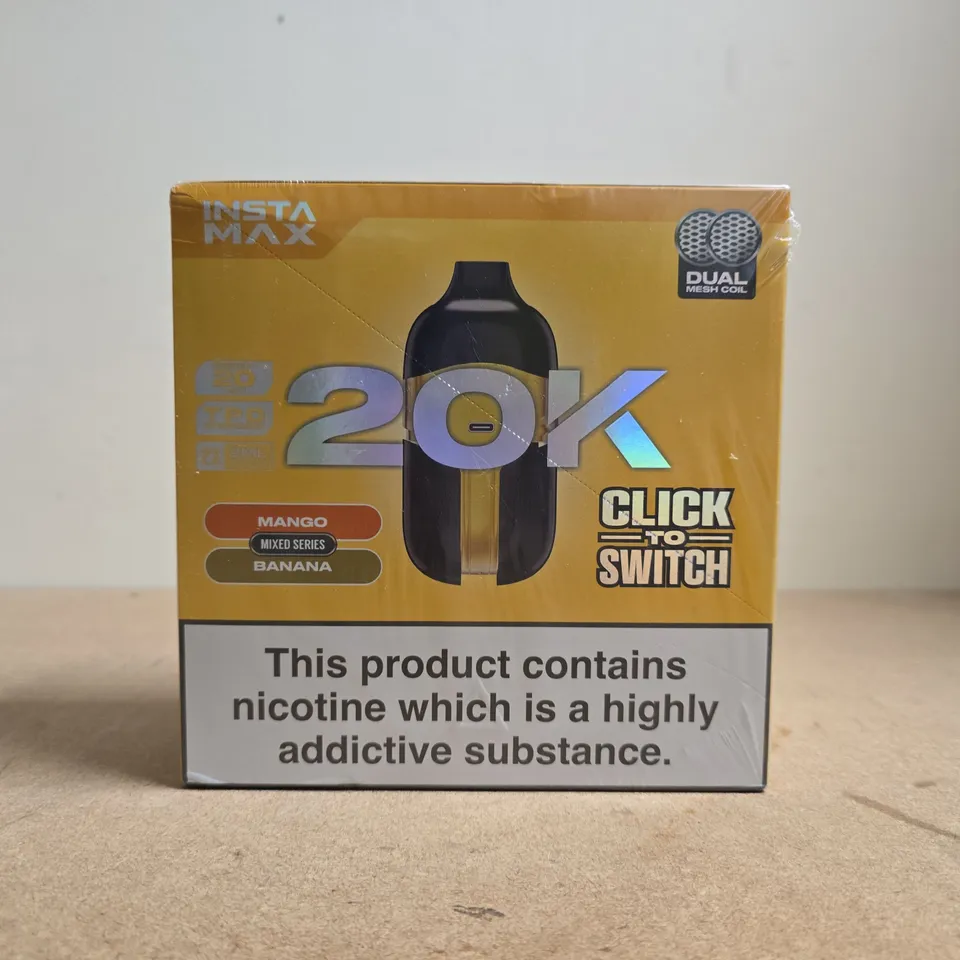 SEALED INSTA MAX 20K MIXED SERIES VAPE SET