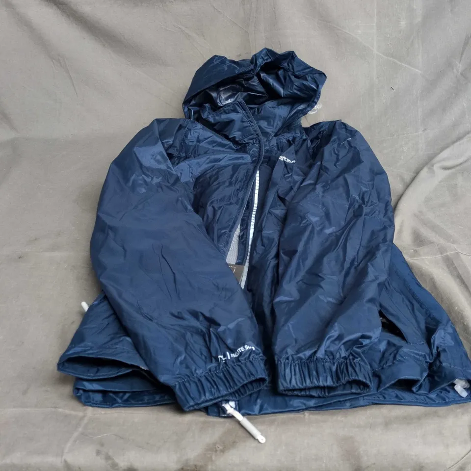 REGATTA GREAT OUTDOORS CORINNE IV ADMIRAL BLUE WATERPROOF JACKET, UK 10
