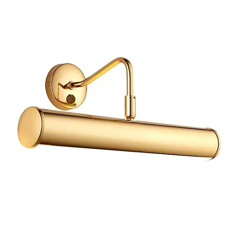 BOXED LUMINOSA TURNER 2 LIGHT PICTURE WALL LIGHT BRASS, E14