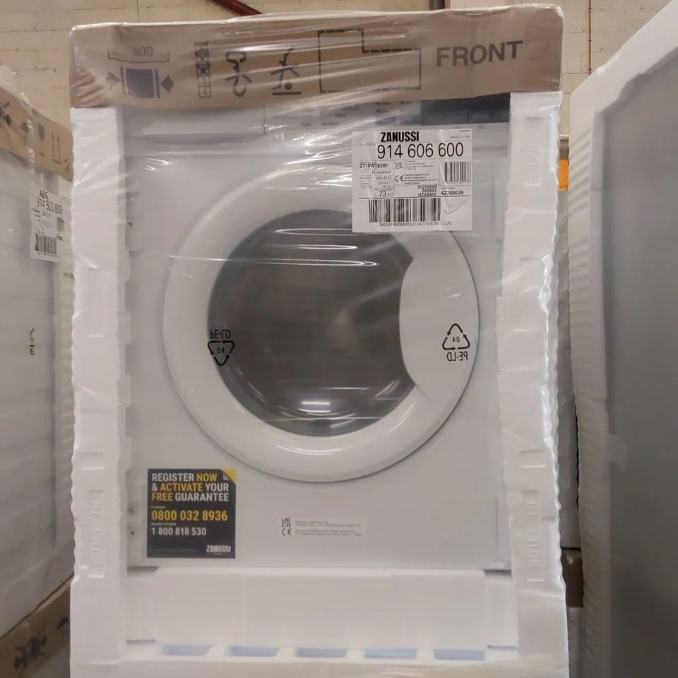 ZANUSSI Z716WT83BI INTEGRATED WASHER DRYER