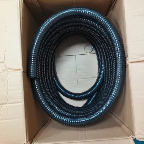 BLACK FLEXIBLE, CORRUGATED HOSE/TUBING FOR POND FILTRATION, DISCHARGE, GARDEN SYSTEMS
