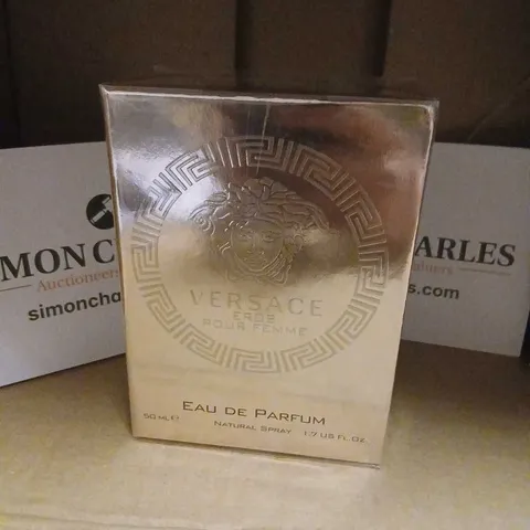 BOXED AND SEALED VERSACE EROS POUR FEMME EAU DE PARFUM 50ML